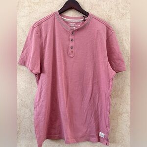 Alexander Julian Mauve Henley Shirt